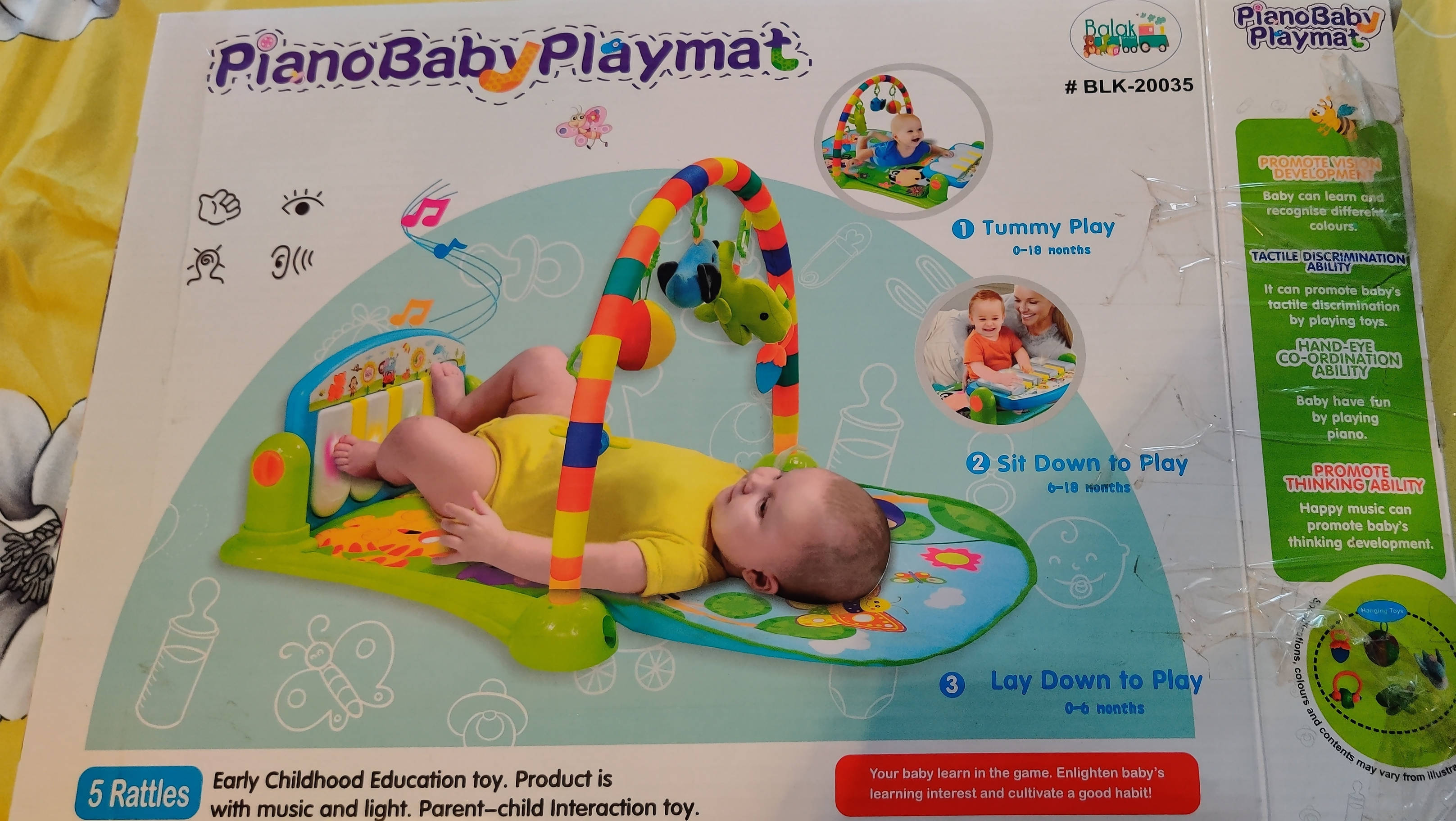 Piano Baby Playmat - PyaraBaby