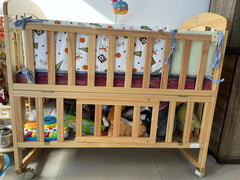 BABYHUG Cot/Crib , Dimensions:- W x H x D: 23 cm x 294.64 cm x 76 cm - PyaraBaby