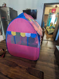 HOMECUTE Foldable Pop Up Hut Type Kids Toys Play Tent House (Pink), 1 Tent House Theme - PyaraBaby