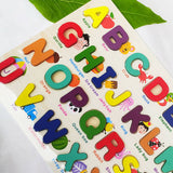 English Alphabets A-Z Educational Puzzle Board for Kids (Pack of 1) - PyaraBaby