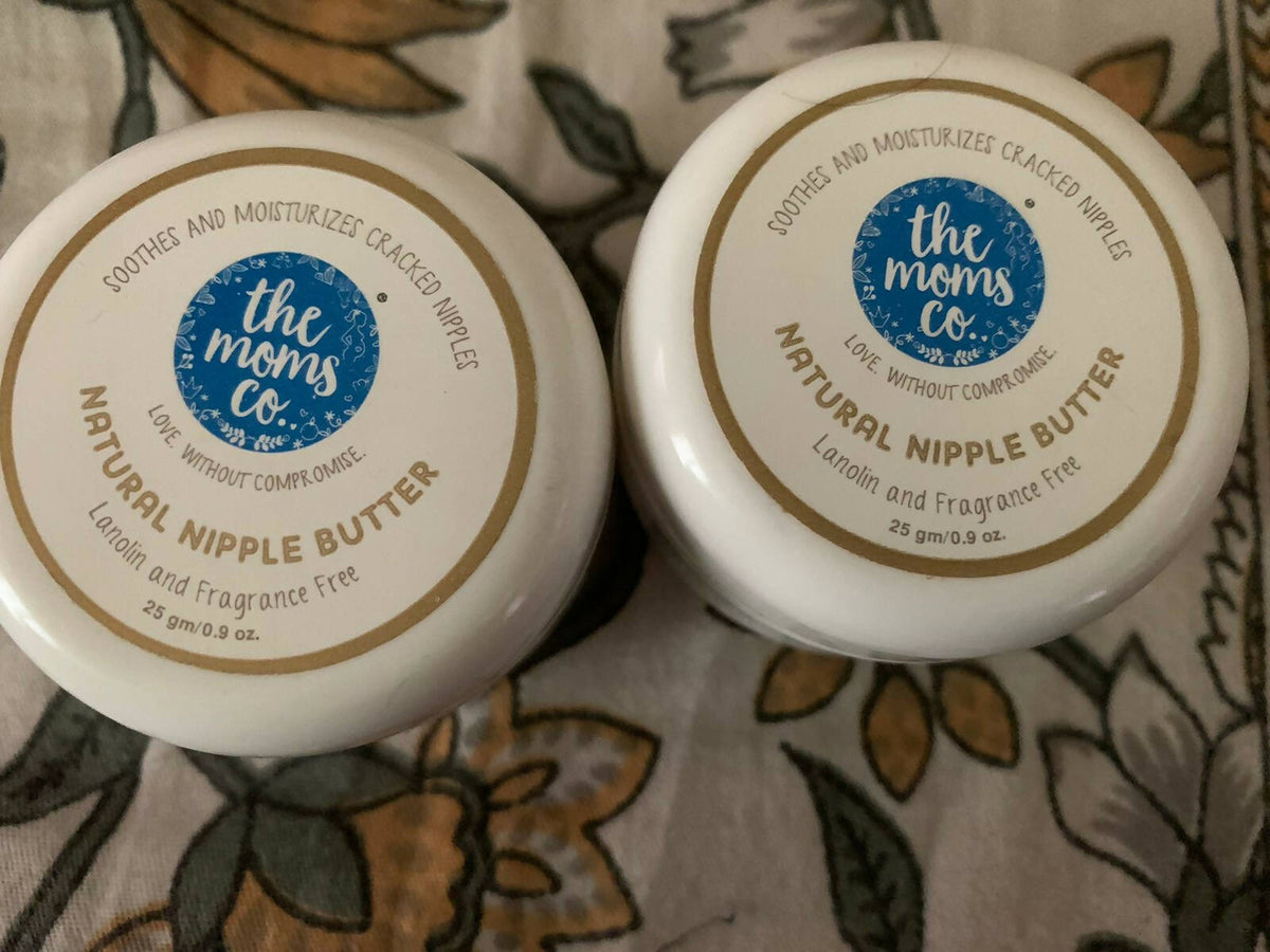 The Moms Co. Natural Nipple Butter, Soothing & Moisturizing Nipple Cream  25gm