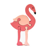 ILEARNNGROW Animal Puzzle - Flamingo, Children's Game, Educational Toy, Wildlife Learning, Fun Activity, Jigsaw Puzzle, Bird Puzzle - PyaraBaby