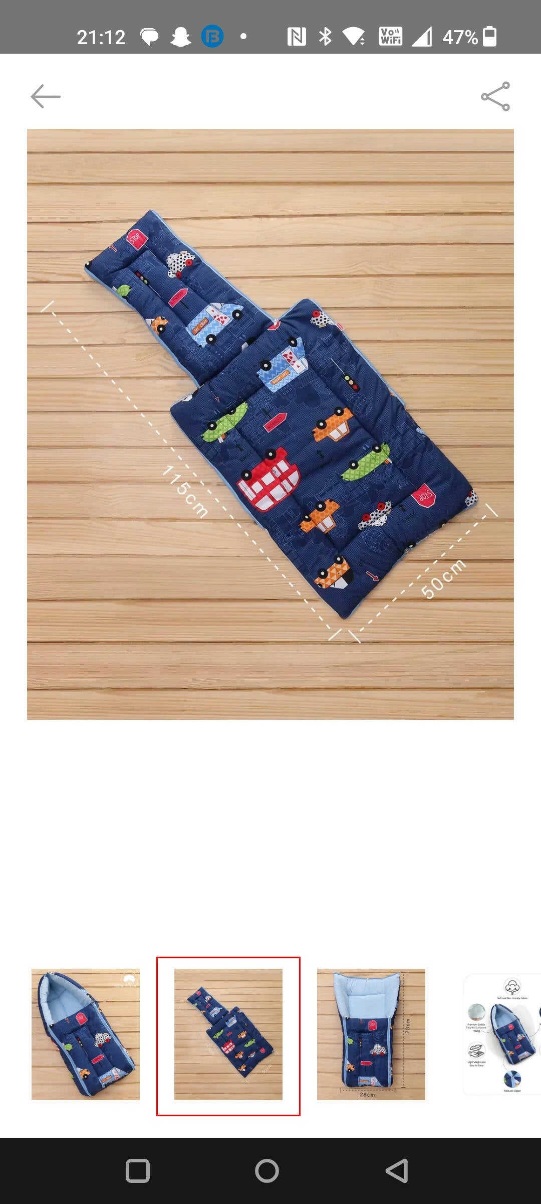 BABYHUG Sleeping Bag/Nest bag - PyaraBaby