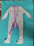 MI ARCUS 2 sleep suits - purple and white - PyaraBaby