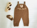 Crochet dungarees - Unisex - PyaraBaby