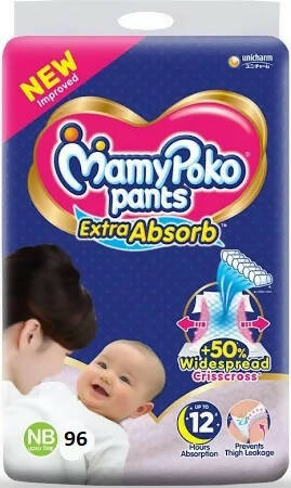 MAMYPOKO Pants New Born 96 Pieces - PyaraBaby