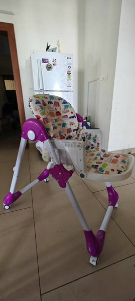 Cuggl high 2025 chair purple