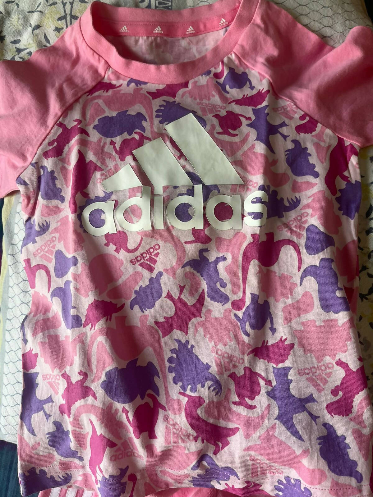 Baby girl adidas on sale shirt