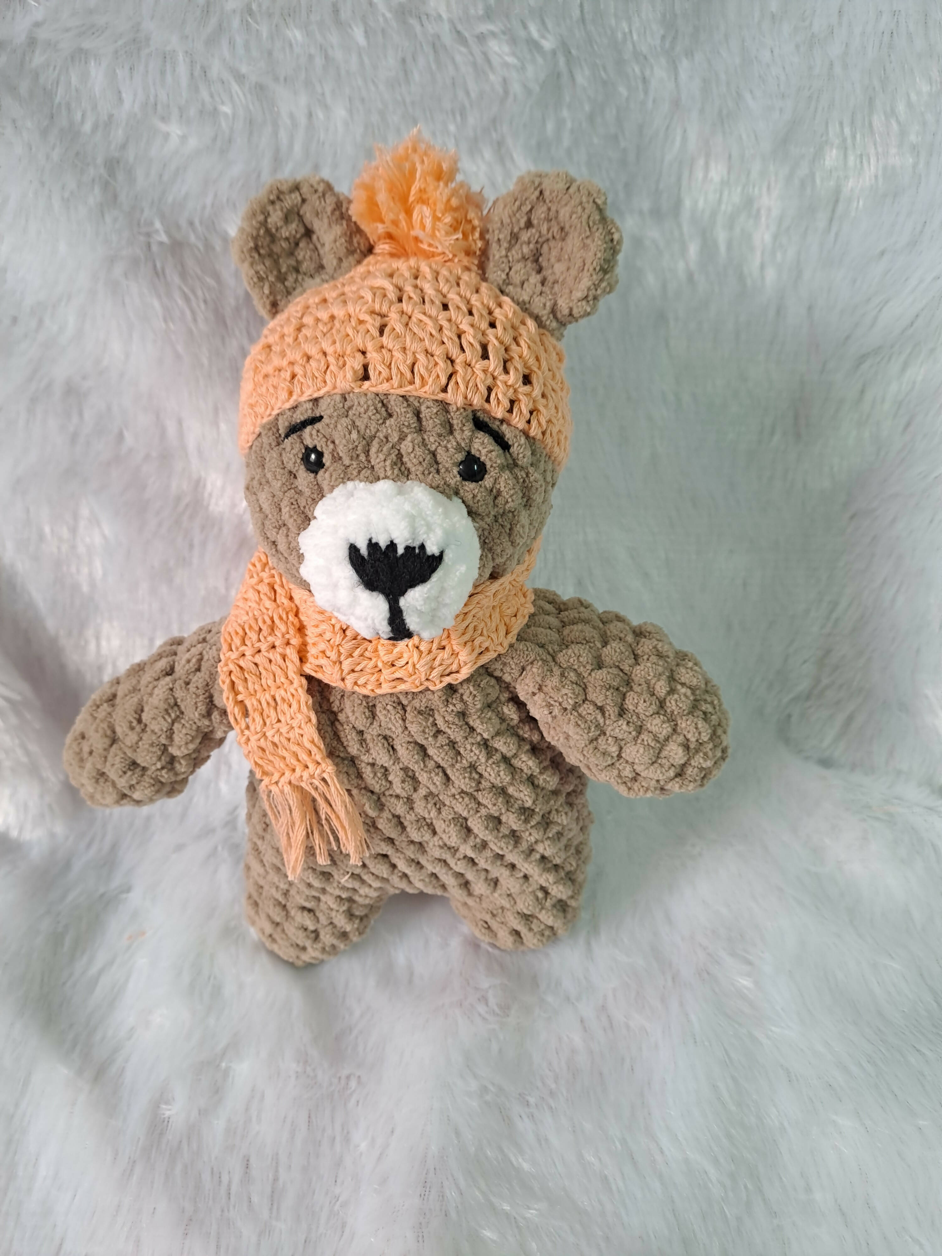 Give the gift of cuddles with the Crochet Plushie Bear—a lovable companion crafted with soft yarn and sweet details, sure to become a cherished favorite.