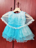 Baby Girl Sky Blue Frock/Dress - PyaraBaby