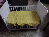 COOL BABY Crib + Bumper + Mattress, Dimensions: 36L×21B×17H cm - PyaraBaby