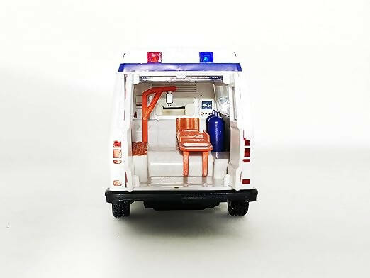 E-Chariot TMP 207 Ambulance Miniature Automobile Toy (Pull Back) - PyaraBaby