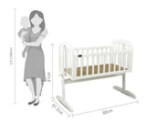 BABYHUG Joy Cradle, Dimensions: H81×L98×W57.5 cm - PyaraBaby