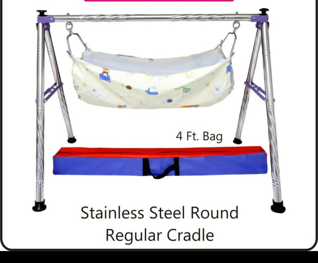 Stainless Steel Cradle for Baby - PyaraBaby