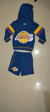 Los Angeles Lakers Hoodie and Shorts - PyaraBaby