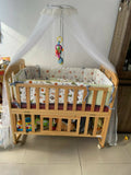 BABYHUG Cot/Crib , Dimensions:- W x H x D: 23 cm x 294.64 cm x 76 cm - PyaraBaby