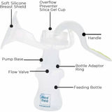 MeeMee Advanced Manual Breast Pump - Manual (White) - PyaraBaby