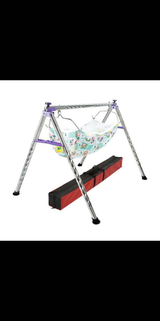 Stainless Steel Cradle for Baby - 7.5 KG - PyaraBaby