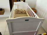 LUVLAP C-65 Cot/Crib with 3 Height Adjustment, Dimensions: 124L x 64W x 98H cm - PyaraBaby