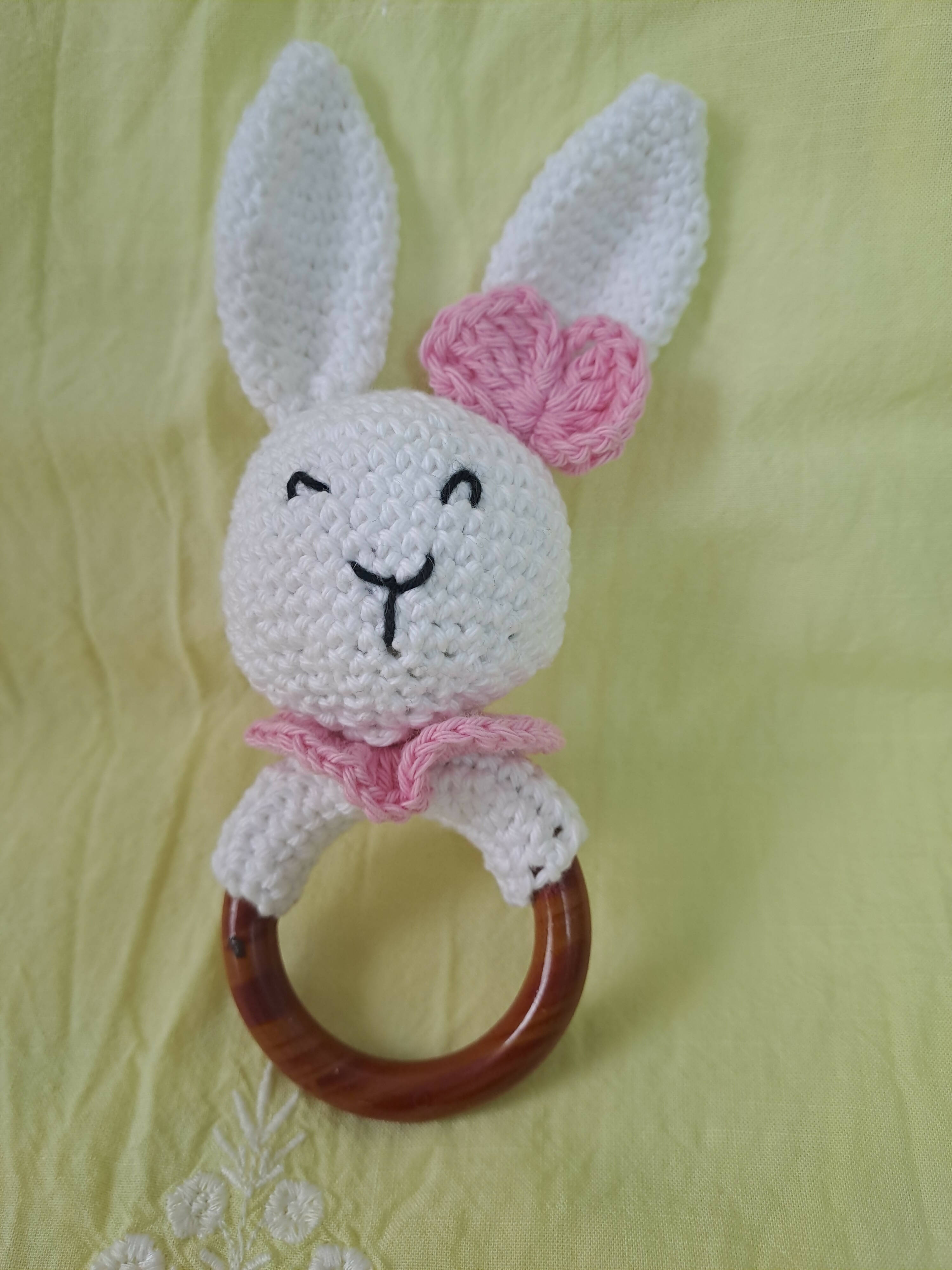 Crochet baby rattle - PyaraBaby