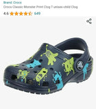 CROCS classic monster print clog.unisex - PyaraBaby