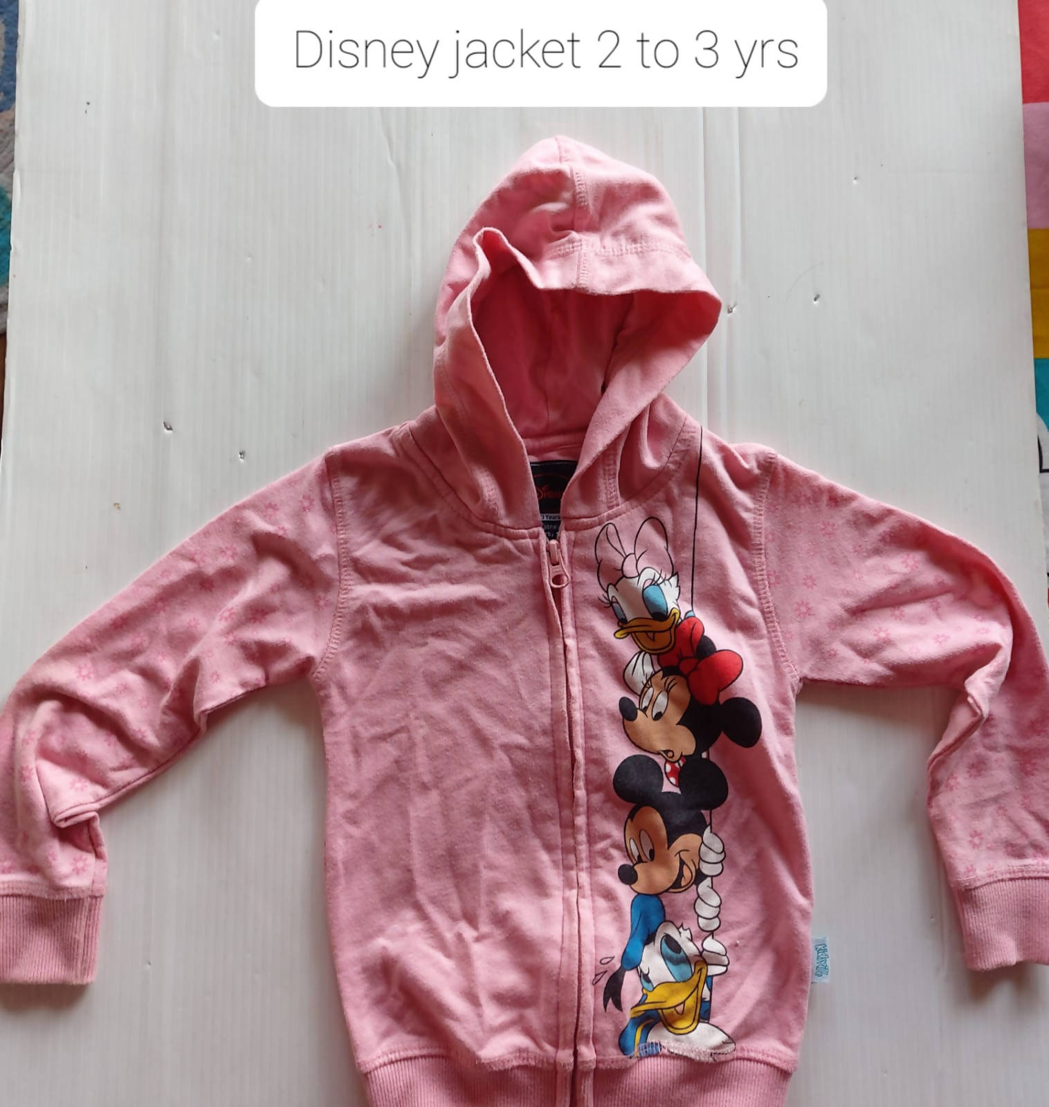 Disney Pink Colour Jacket For Baby Girl 3 To 4 Years - PyaraBaby