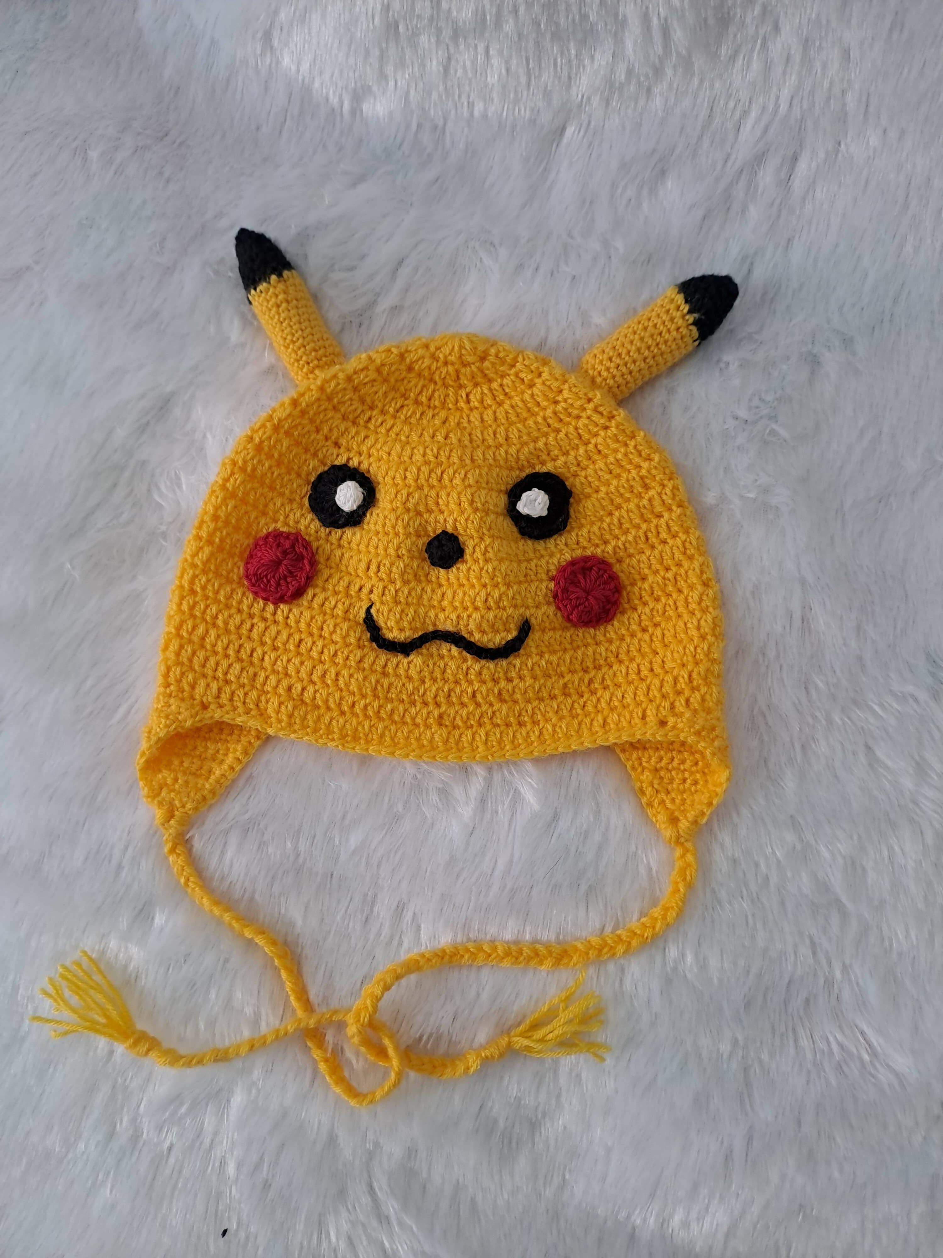 Add a dash of Pokémon charm to your little one's wardrobe with the Crochet Pikachu Hat for Baby—a handmade delight that's sure to bring smiles and warmth wherever they go.